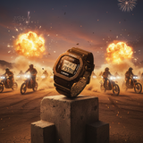 Casio X-Shock Digital Watch – Black Square Dial Sport Watch